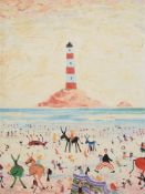 λ Simeon Stafford (British b. 1956), Lighthouse and donkey rides