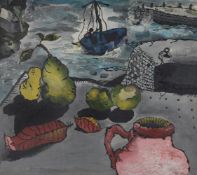 λ Michael Wishart (British 1928-1996), Still life and seascape