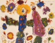 λ Alan Davie (Scottish 1920-2014), Walking in a dream of giants