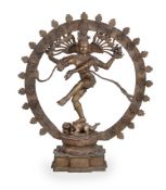 A monumental bronze figure of Siva Nataraja