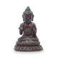 A Chinese lacquered gilt bronze figure of Buddha - Image 1 of 6