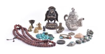 A group of Tibetan items