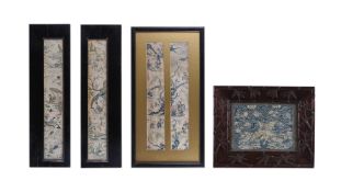 Two pairs of Chinese sleeve bands