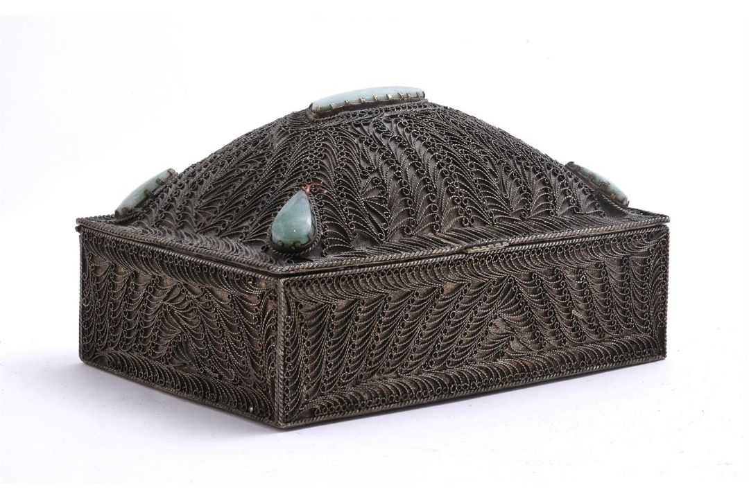 Y A Tibetan Chest with sheet copper overlay and two others - Image 4 of 8