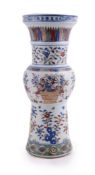 A Chinese Wucai vase