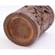 A Chinese carved bamboo brush vase - Image 6 of 6