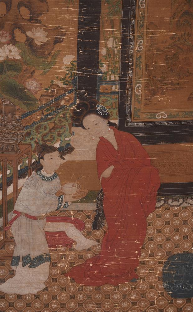 Anonymous Chinese School Court Lady 18th-19th century