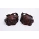 A pair of Chinese Huanghuali 'prunus and lotus' cups - Image 4 of 4