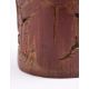A Chinese carved bamboo brush vase - Image 4 of 6