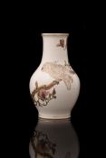 YABU MEIZAN: An Unusual Satsuma Pottery Vase