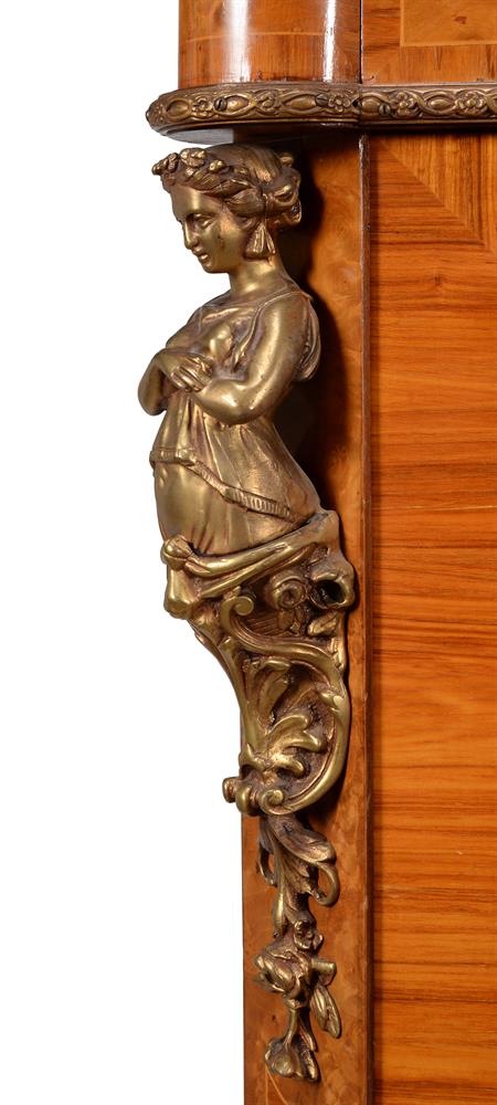 Y A kingwood, burr walnut, and gilt metal mounted side cabinet in Napoleon III style - Image 2 of 5
