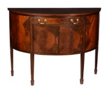 A mahogany sideboard in George III style
