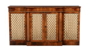 Y A George IV rosewood side cabinet