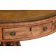 A George III mahogany drum library table - Image 3 of 4