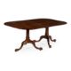 A mahogany twin pedestal dining table in George III style - Image 2 of 3