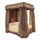 AN EBONISED OAK FOUR-POSTER, 18TH CENTURY AND LATER - Image 8 of 26