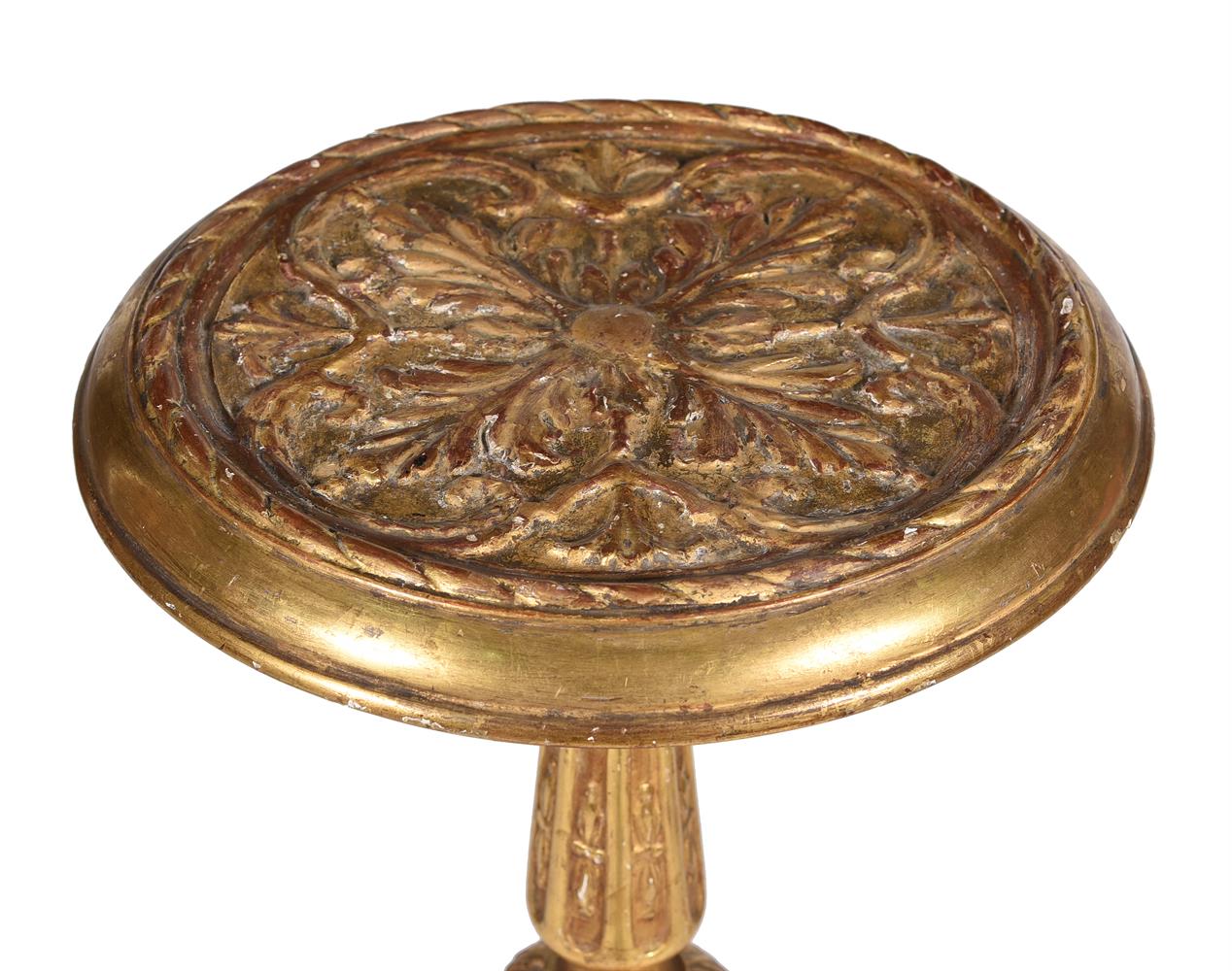A GEORGE I GILT GESSO TORCHERE, CIRCA 1720 - Image 4 of 4