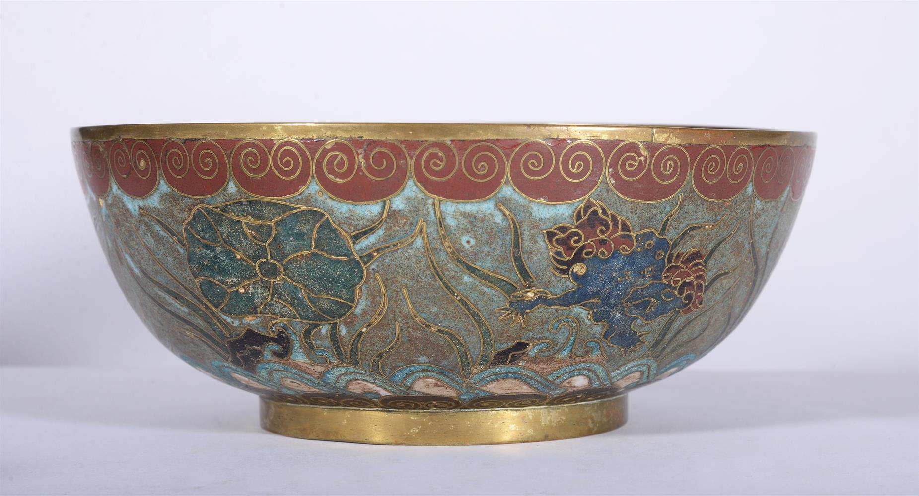 A COLLECTION OF CHINESE CLOISONNÉ BOWLS AND DISHES MING-QING DYNASTY AND LATER - Image 7 of 7