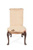 A GEORGE I WALNUT AND SEAWEED MARQUETRY SIDE CHAIR, IN THE MANNER OF MOORE OR ROBERTS, CIRCA 1720