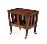 AN UNUSUAL GEORGE IV MAHOGANY CANTERBURY, CIRCA 1825