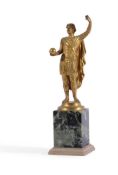 A GILT BRONZE MODEL OF A ROMAN EMPERORIN THE MANNER OF MATTHEW BOULTON