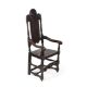 A CHARLES II OAK HIGH-BACK ARMCHAIR, CIRCA 1670 - Image 2 of 7