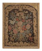A LARGE GEORGE II NEEDLEWORK PANEL, MID 18TH CENTURY