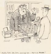 λ Norman Thelwell (1923-2004), 'Middle test- late June, evening rise- that is a KILLER!'