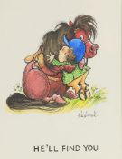 λ Norman Thelwell (1923-2004), Pair- 'You Wont Find Your Perfect Pony straight Away...' and another