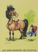 λ Norman Thelwell (1923-2004), 'And Good Manners Are Essential'