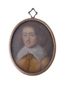 English School (17th century), A gentleman, wearing yellow tunic