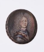 Continental School (18th century), A gentleman, wearing armour