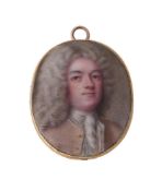 Continental School (early 18th century), A gentleman, wearing beige coat