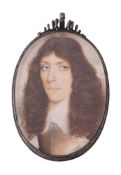 English School (17th century), A gentleman, wearing brown tunic