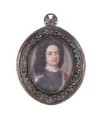 Christian Richter (Swedish 1678 - 1732), A gentleman, wearing armour