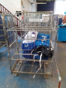 5 Steel Upright Laundry Trolleys