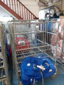 4 Steel Upright Laundry Trolleys