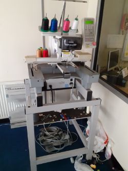 Assets of a Commercial Laundry Business, Light Commercial Vehicles & Toyota Expert Model 851 ESP Four Needle Single Head Embroidery Machine
