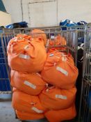Six Steel Laundry Trolleys