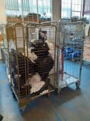 4 Steel Cage Trolleys