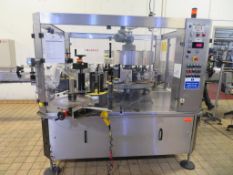 Gernep Labetta 12 SK1 Head Wraparound Labeller with 2 Label Stations