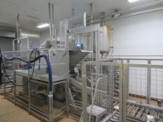 Fluidor Frozen Fruit Juice Barrel Decanting & Ice Crushing Line