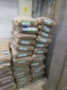 28 Bags of Imerys Refractory Minerals, Molochite 1630DD No 19 1003W, 25kg