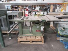 Wadkin 12” bgp 4 ft slide table panel saw