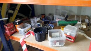 Various Nails, Screws, Raw plugs etc. (Located at