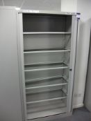 Bisley Tambour Front Cupboard, Side opening tambour cupboard with Roll Out Filing frames, overall