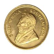 South Africa, gold Krugerrand coin, 1974