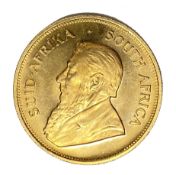 South Africa, gold Krugerrand coin, 1980