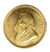 South Africa, gold Krugerrand coin, 1980