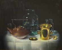 Paksy, Still Life with copper kettle